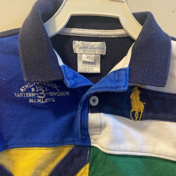 Ralph Lauren Colorblock Long Sleeve Polo Shirt - Picture 5 of 8
